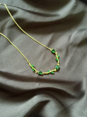 WhatsApp Image 2026-06-30 at 5.28.16 PM Green Tulip Necklace