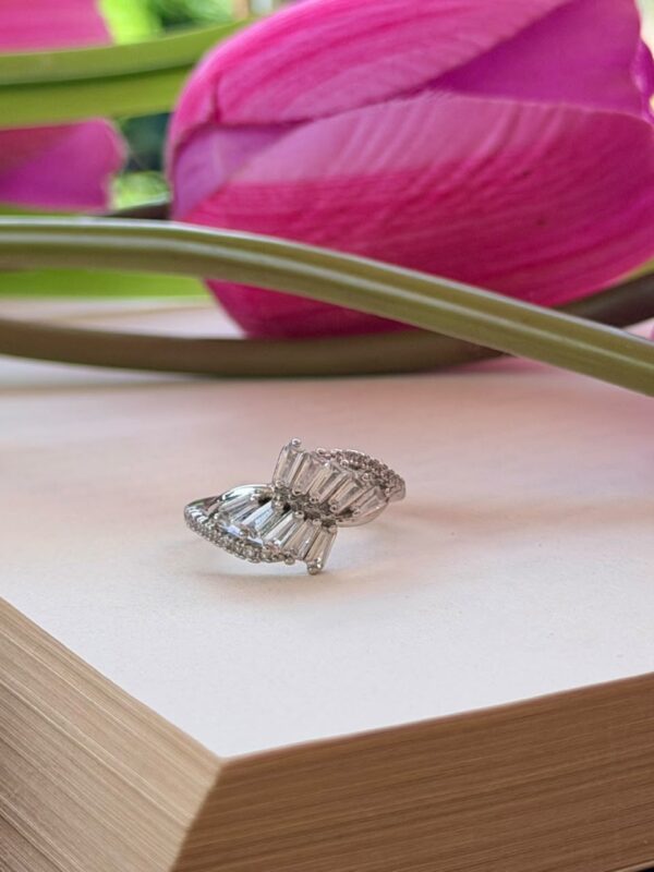 Silver Crystal Ring