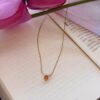 Brown Drop Pendant Neckpiece