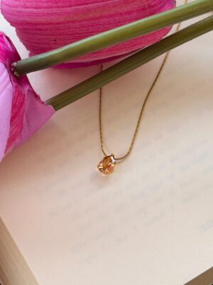 Brown Drop Pendant Neckpiece