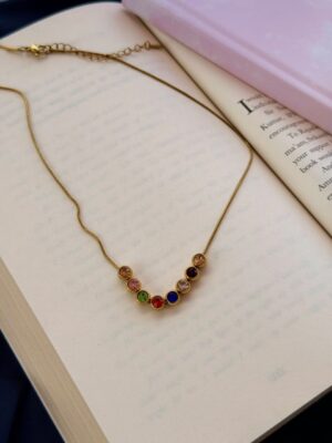 Multicolour Stone Neckpiece
