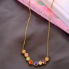 Multicolour Stone Neckpiece