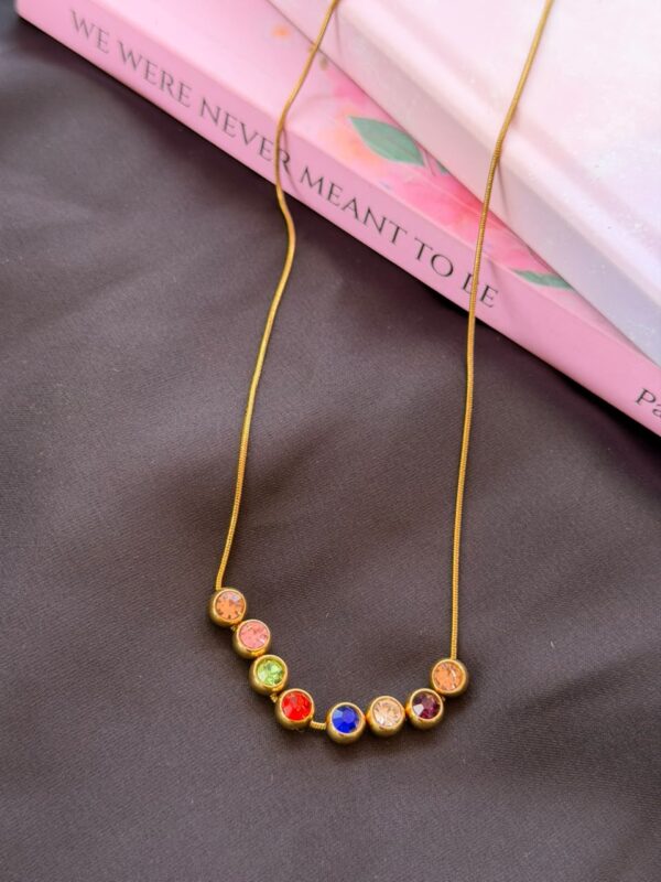 Multicolour Stone Neckpiece